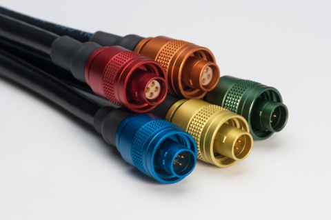 m series anodized connector